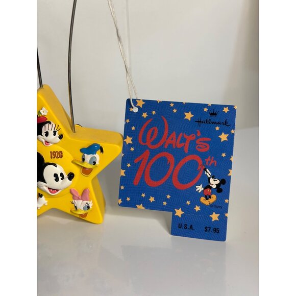 VTG 2001 Hallmark Disney Walt’s 100th Star Photo Holder Mickey Minnie Goofy - Picture 4 of 8